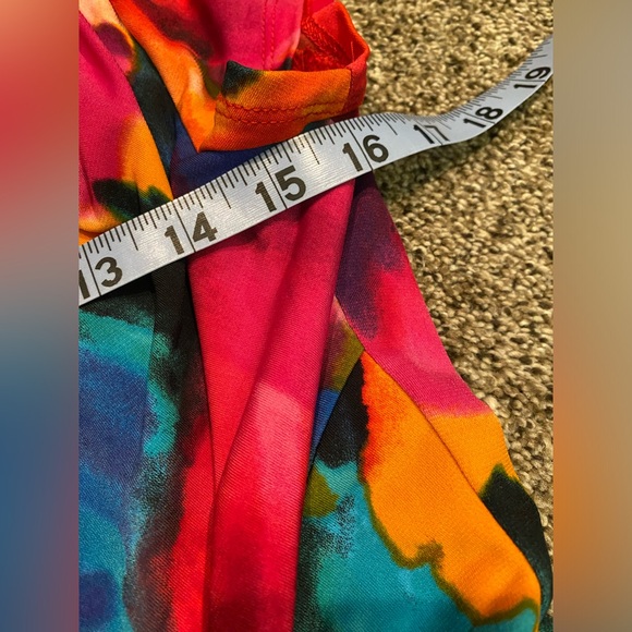 Women’s Size 2 Watercolor Floral Dress - Picture 8 of 9